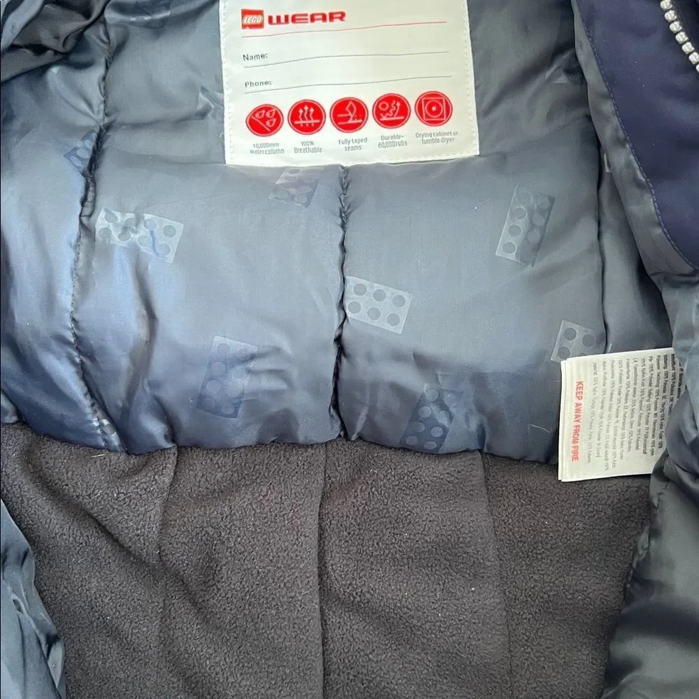 Legowear Navy Blue Hooded Snowsuit